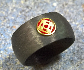 Karbonring mit Mosaikpin